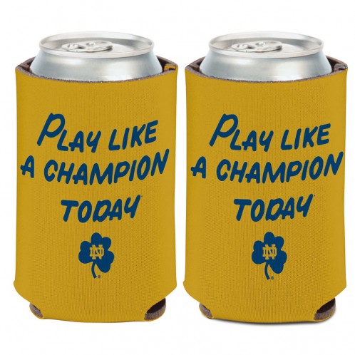 Notre Dame Play Like A Champion Can Cooler