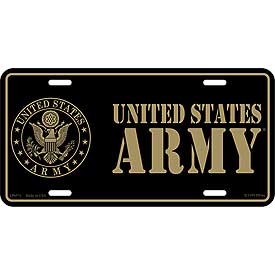Army License Plate