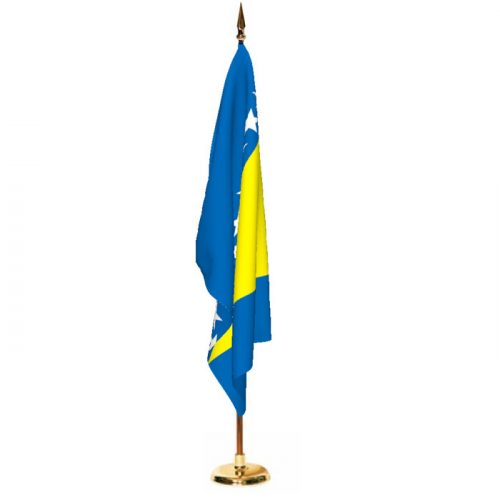 Indoor Bosnia and Herzegovina Ceremonial Flag