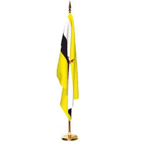 Indoor Brunei Ceremonial Flag Set