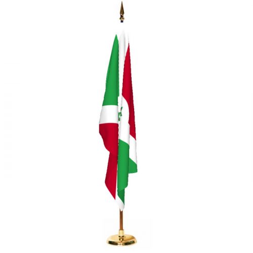 Indoor Burundi Ceremonial Flag Set