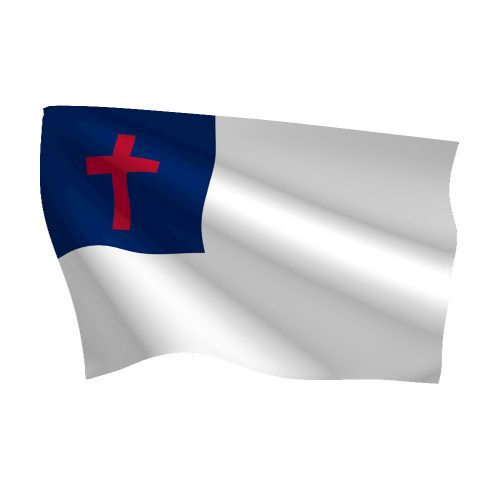 Polyester Christian Flag