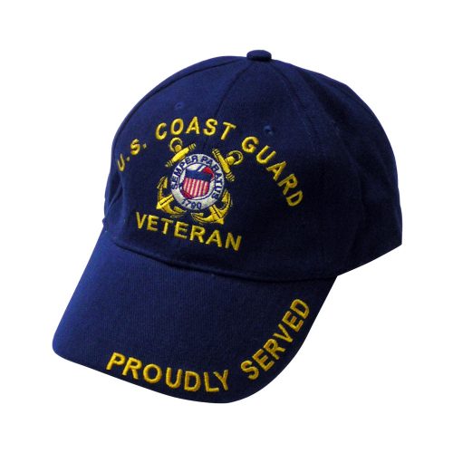 Coast Guard Veteran Embroidered Hat