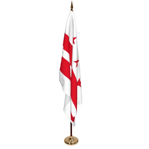 Indoor District of Columbia Ceremonial Flag Set