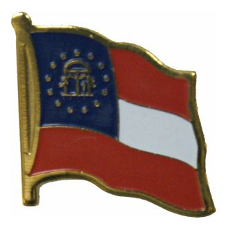 Georgia State Flag Lapel Pin
