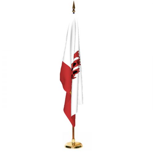 Indoor Gibraltar Ceremonial Flag Set