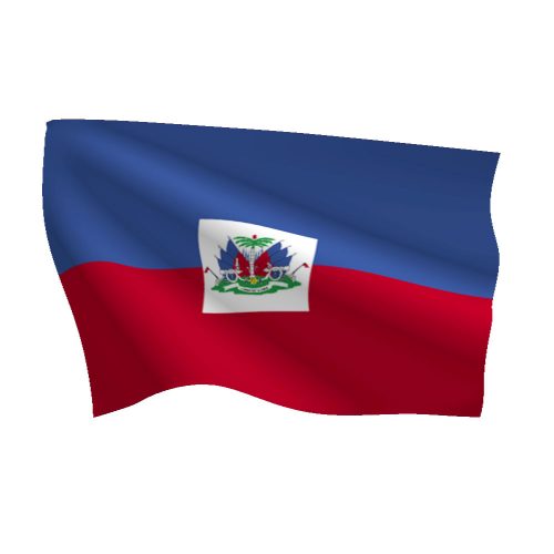 Haiti with Seal Flag