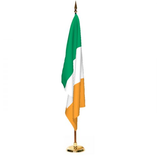 Indoor Ireland Ceremonial Flag Set