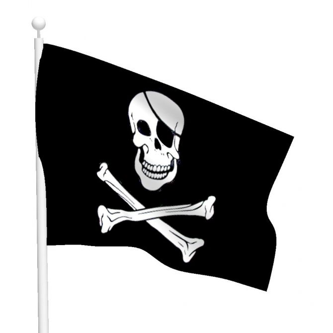 Polyester Jolly Roger Flag