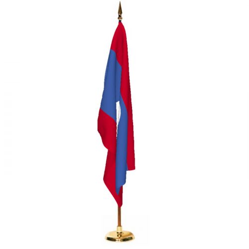 Indoor Laos Ceremonial Flag Set