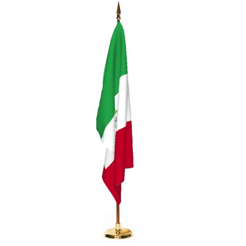 Indoor Mexico Ceremonial Flag Set