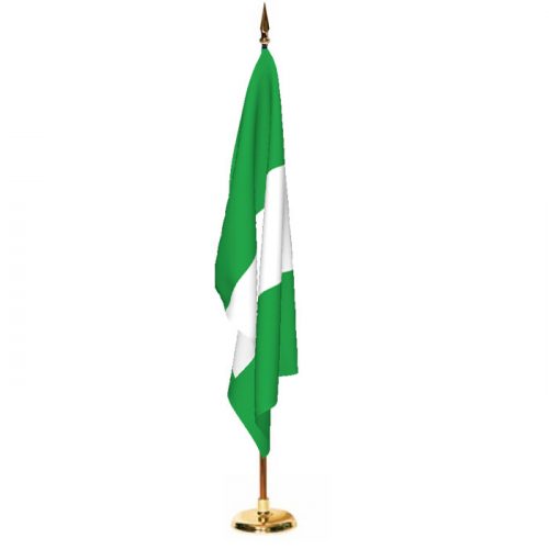 Indoor Nigeria Ceremonial Flag Set
