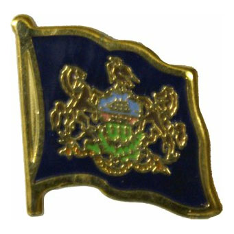 Pennsylvania Flag Lapel Pin