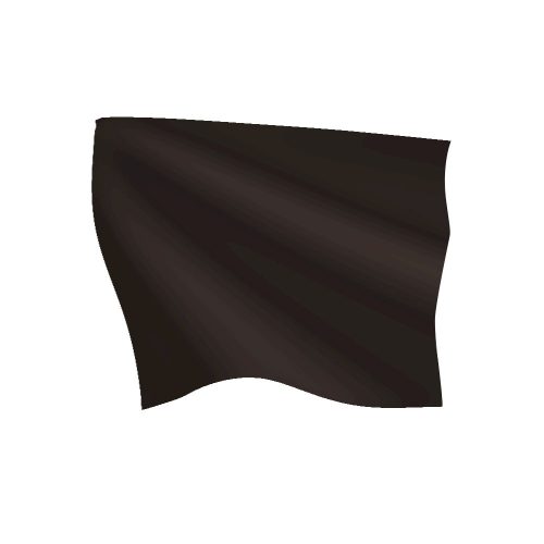 24in x 30in Black Pit Flag with Heading and Grommets