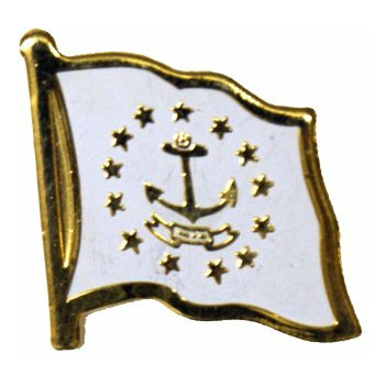 Rhode Island Flag Lapel Pin