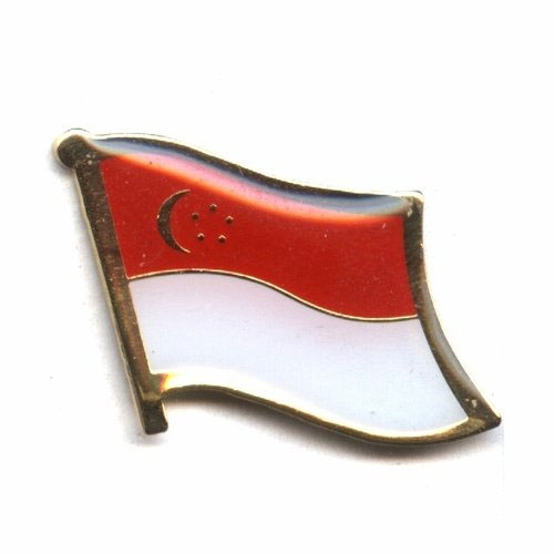 Singapore Flag Lapel Pin