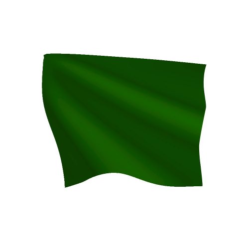 24in x 30in Green Start Flag