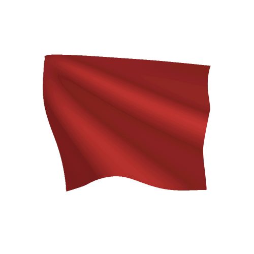 24in x 30in Red Stop Flag