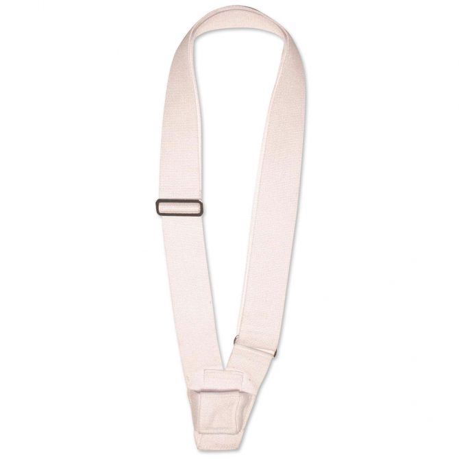 Single Strap White Webbed Parade Carrying Belt