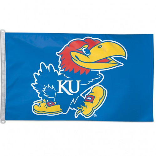 Kansas Jayhawks Polyester Flag
