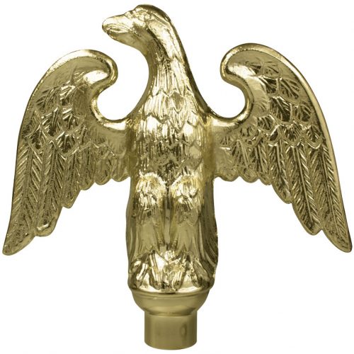 7in Gold Perched Eagle