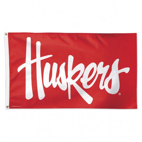 Nebraska Huskers Deluxe Flag