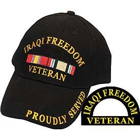 Iraqi Freedom Veteran Embroidered Hat