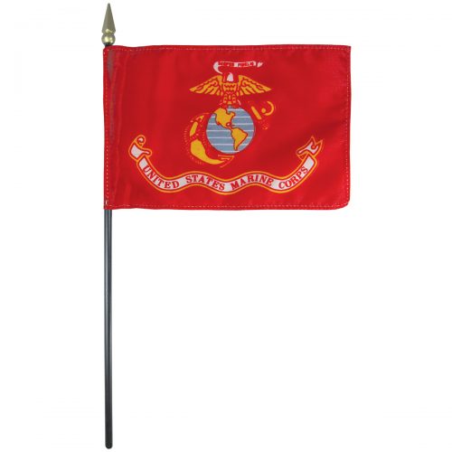 Marine Corps Mounted Flag