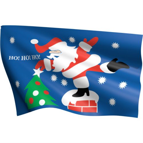 HoHoHo Santa Flag
