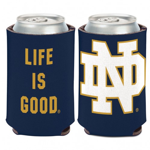 Notre Dame Life Is Good Can Cooler