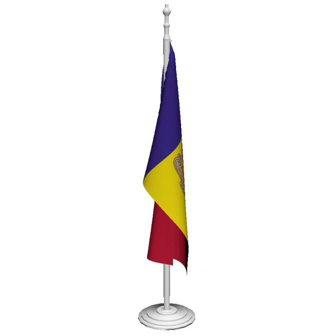 Andorra with Seal Flag