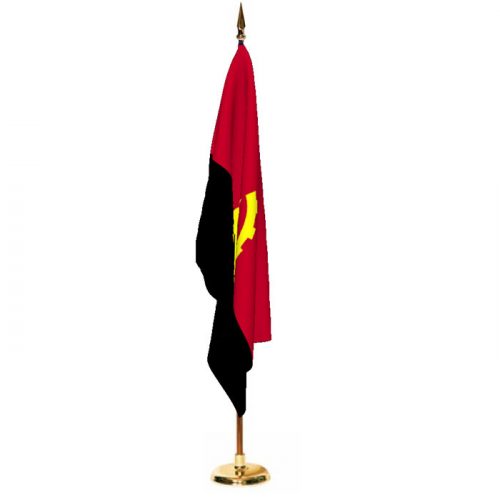 Indoor Angola Ceremonial Flag Set