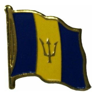 Barbados Flag Lapel Pin - Flags International