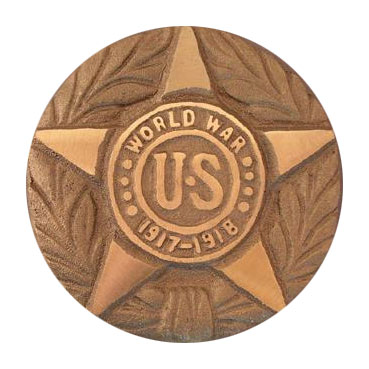 US World War I Cast Bronze Grave Marker