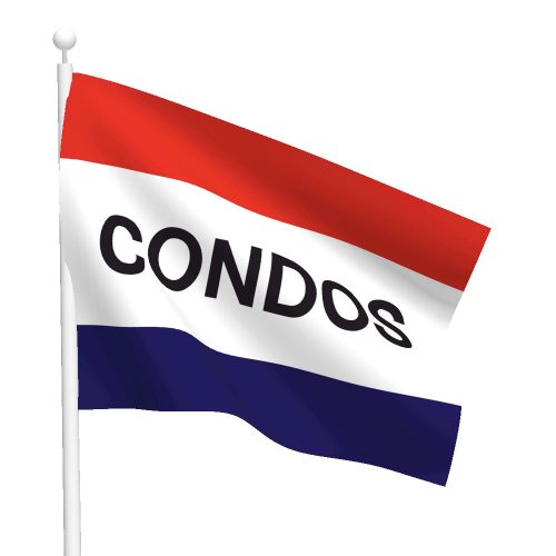 3ft x 5ft Condos Message Flag
