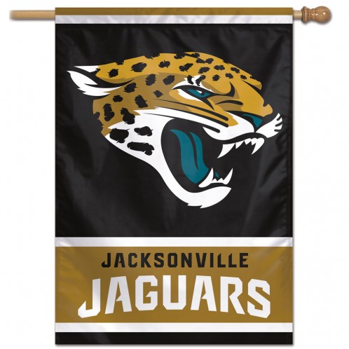 Jacksonville Jaguars Vertical Flag