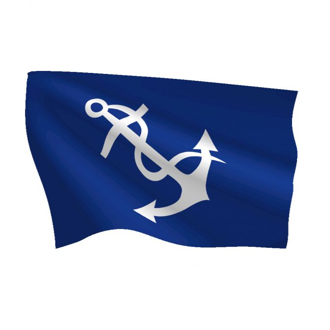 12in x 18in Port Captain Flag