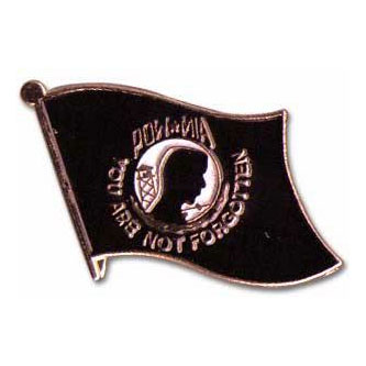 POW / MIA Flag Lapel Pin