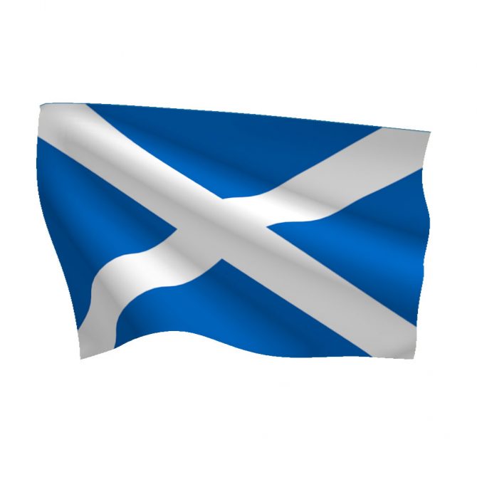 Scotland Saint Andrews Cross Flag