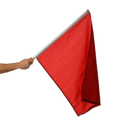 24in x 30in Mounted Red Stop Flag