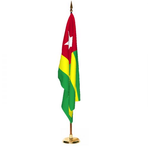 Indoor Togo Ceremonial Flag Set