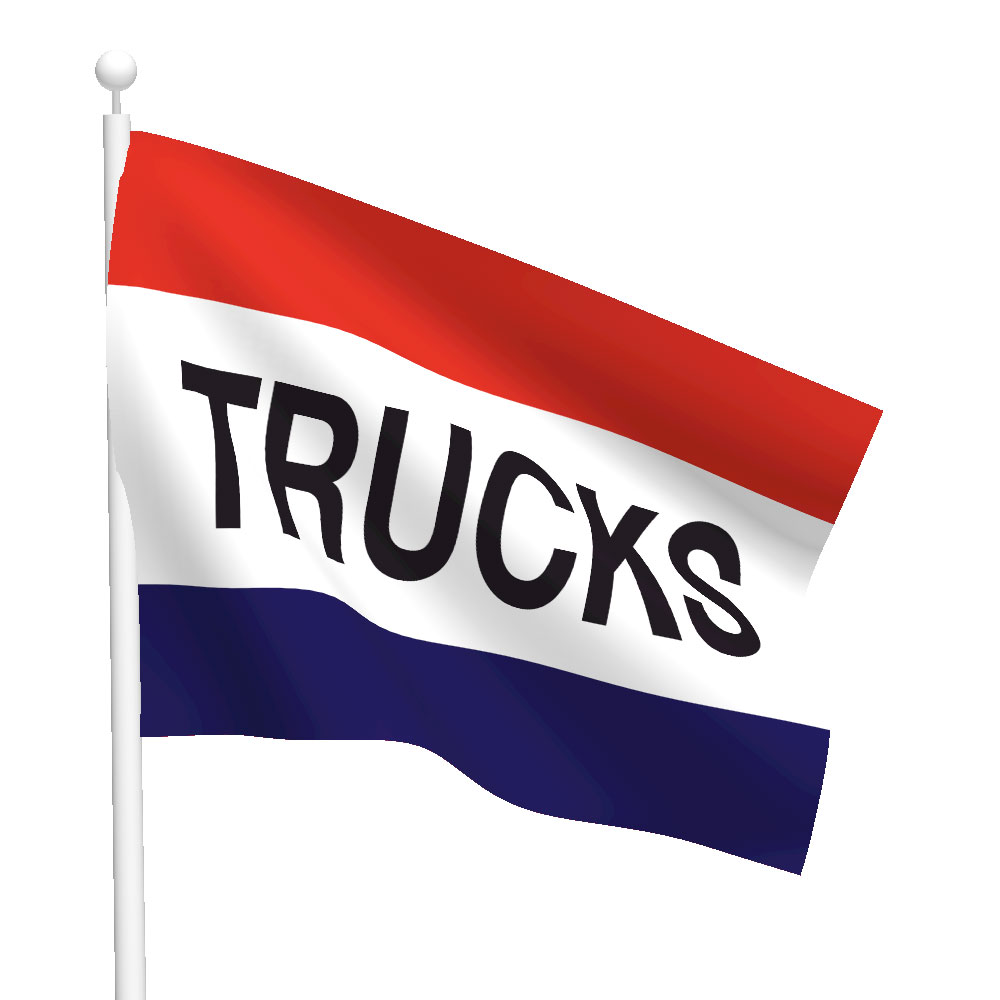 3ft x 5ft Trucks Message Flag