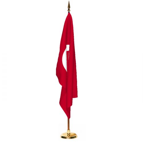 Indoor Turkey Ceremonial Flag Set
