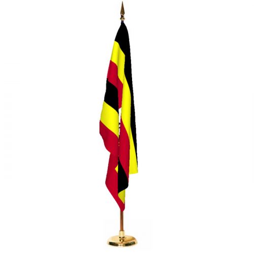 Indoor Uganda Ceremonial Flag Set