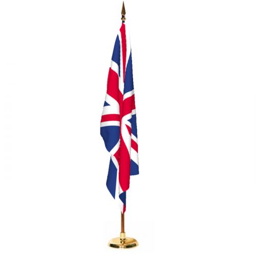 Indoor United Kingdom Ceremonial Flag Set