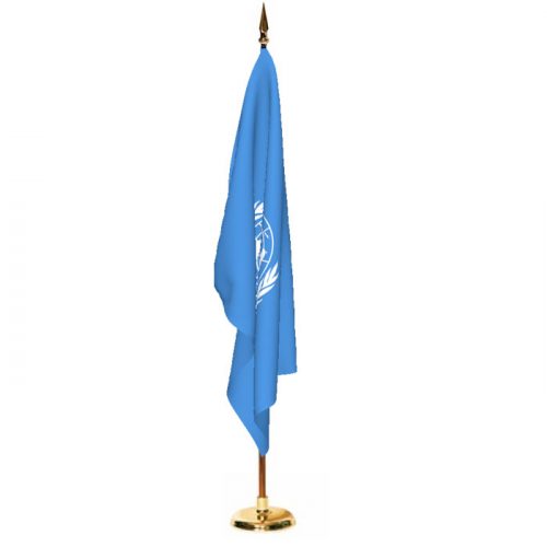 Indoor United Nations Ceremonial Flag Set
