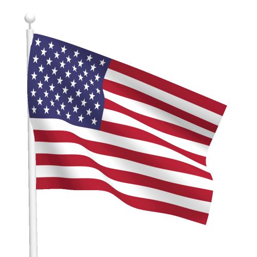 Sewn Nylon American Flag