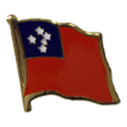 Western Samoa Flag Lapel Pin