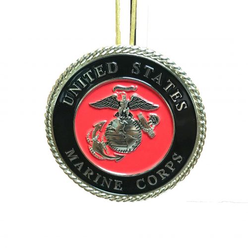 Marine Emblem Christmas Ornament